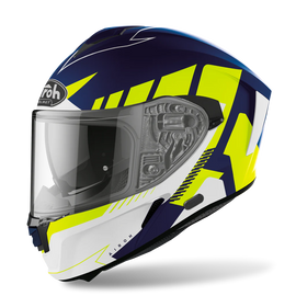 Airoh Spark Rise - Blue/Yellow Matt Helmet