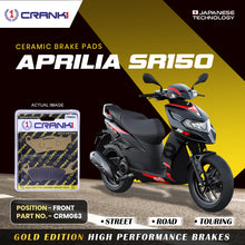 Load image into Gallery viewer, Ceramic Brake Pad For Aprilia SR150 - Front - CRM063 - 1 Set - CRANK1