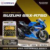Ceramic Brake Pad For Suzuki GSX-R750 (2012-2020) - Front - CRM1309 - 2 Sets - CRANK1