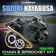 Load image into Gallery viewer, Chain And Sprocket Kit For Suzuki Hayabusa (2008-2020) - CRANK1