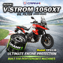 Load image into Gallery viewer, Oil Filter For Suzuki V-Strom 1050 XT (2020-2022) - CPO138 - CRANK1