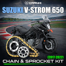 Load image into Gallery viewer, Chain And Sprocket Kit For Suzuki V-Strom 650 (2017-2022) - CRANK1