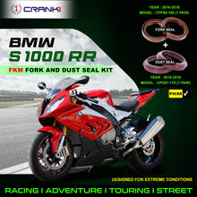 Load image into Gallery viewer, Fork And Dust Seals Kit For BMW S 1000 RR (2016-2018) - CRANK1