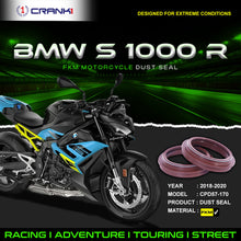 Load image into Gallery viewer, Fork Dust Seals Pair For BMW S 1000 R (2018-2020) - CPD57-170 - CRANK1