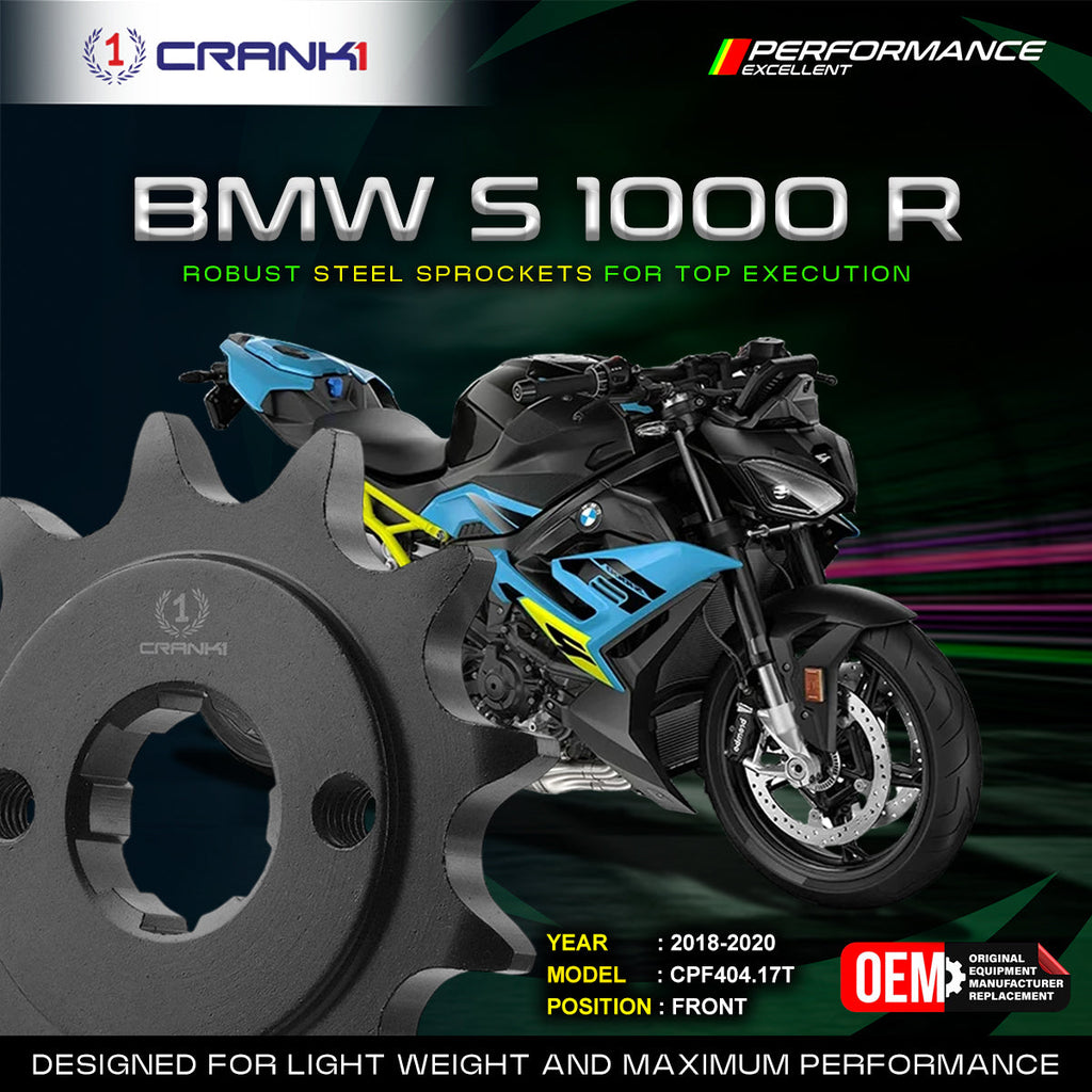 Sprocket For BMW S 1000 R (2018-2020) - Front - CPF404.17T - CRANK1