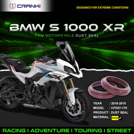 Fork Dust Seals Pair For BMW S 1000 XR (2018-2019) - CPD57-170 - CRANK1