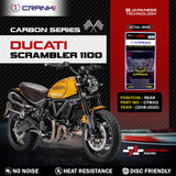 Carbon Brake Pads For Ducati Scrambler 1100 (2018-2020) - Rear - CFB312 - 1 Set - CRANK1