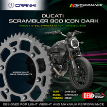 Load image into Gallery viewer, Sprocket For Ducati Scrambler 800 Icon Dark (2019-2023) - Rear - CPR746.46T - CRANK1