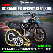 Load image into Gallery viewer, Chain And Sprocket Kit For Ducati Scrambler Desert Sled 800 (2017-2022) - CRANK1