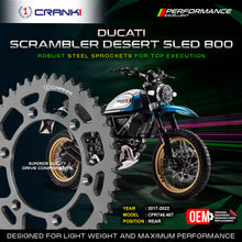 Load image into Gallery viewer, Sprocket For Ducati Scrambler Desert Sled 800 (2017-2022) - Rear - CPR746.46T - CRANK1