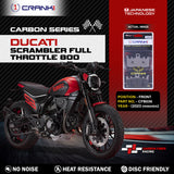 Carbon Brake Pads For Ducati Scrambler Full Throttle 800 (2023 Onwards) - Front - CFB036 - 2 Sets - CRANK1