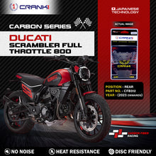 Load image into Gallery viewer, Carbon Brake Pads For Ducati Scrambler Full Throttle 800 (2023 Onwards) - Rear - CFB312 - 1 Set - CRANK1