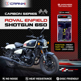 Carbon Brake Pads For Royal Enfield Shotgun 650 (2024-2025) - Front - CFB902 - 1 Set - CRANK1