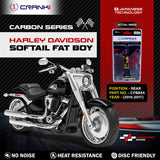 Carbon Brake Pads For Harley Davidson Softail Fat Boy (2015-2017) - Rear - CFB854 - 1 Set - CRANK1