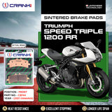 Sintered Brake Pads For Triumph Speed Triple 1200 RR (2021 Onwards) - Front - CB744 - 2 Sets - CRANK1