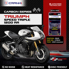 Load image into Gallery viewer, Carbon Brake Pads For Triumph Speed Triple 1200 RR (2021 Onwards) - Rear - CFB312 - 1 Set - CRANK1