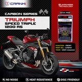 Carbon Brake Pads For Triumph Speed Triple 1200 RS (2021 Onwards) - Front - CFB744 - 2 Sets - CRANK1
