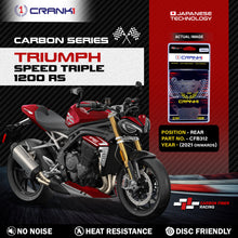 Load image into Gallery viewer, Carbon Brake Pads For Triumph Speed Triple 1200 RS (2021 Onwards) - Rear - CFB312 - 1 Set - CRANK1