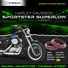 Load image into Gallery viewer, Fork Dust Seals Pair For Harley Davidson Sportster SuperLow (2011-2020) - CPD57-111 - CRANK1
