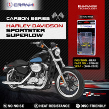 Load image into Gallery viewer, Carbon Brake Pads For Harley Davidson Sportster SuperLow (2014-2020) - Rear - CFB452 - 1 Set - CRANK1
