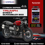 Carbon Brake Pads For Triumph Street Scrambler 900 - Rear - CFB412 - 1 Set - CRANK1