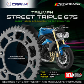 Sprocket For Triumph Street Triple 675 (2013-2016) - Rear - CPR2014.47T - CRANK1
