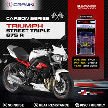 Load image into Gallery viewer, Carbon Brake Pads For Triumph Street Triple 675 R (2014-2016) - Front - CFB743 - 2 Sets - CRANK1