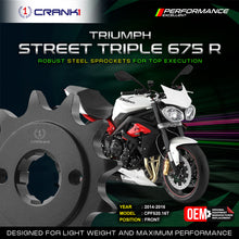 Load image into Gallery viewer, Sprocket For Triumph Street Triple 675 R (2014-2016) - Front - CPF520.16T - CRANK1