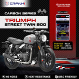 Carbon Brake Pads For Triumph Street Twin 900 (2019-2022) - Rear - CFB412 - 1 Set - CRANK1