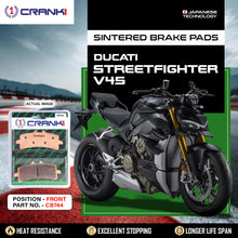 Load image into Gallery viewer, Sintered Brake Pads For Ducati Streetfighter V4S - Front - CB744 - 2 Sets - CRANK1