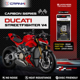 Carbon Brake Pads For Ducati Streetfighter V4 (2020-2022) - Rear - CFB662 - 1 Set - CRANK1