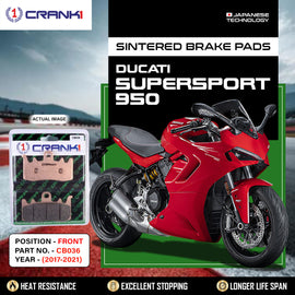 Sintered Brake Pads For Ducati SuperSport 950 (2017-2021) - Front - CB036 - 2 Sets - CRANK1