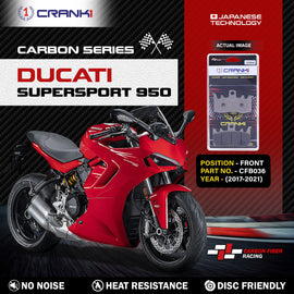 Carbon Brake Pads For Ducati SuperSport 950 (2017-2021) - Front - CFB036 - 2 Sets - CRANK1