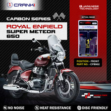 Load image into Gallery viewer, Carbon Brake Pads For Royal Enfield Super Meteor 650 - Front - CFB902 - 1 Set - CRANK1