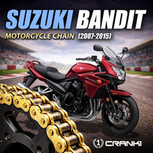 Load image into Gallery viewer, Chain For Suzuki Bandit (2007-2015) - 530 Pitch x 118 Links Gold (ZVMX) - CRANK1