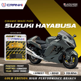 Ceramic Brake Pad For Suzuki Hayabusa (2013-2020) - Front - CRM1309 - 2 Sets - CRANK1
