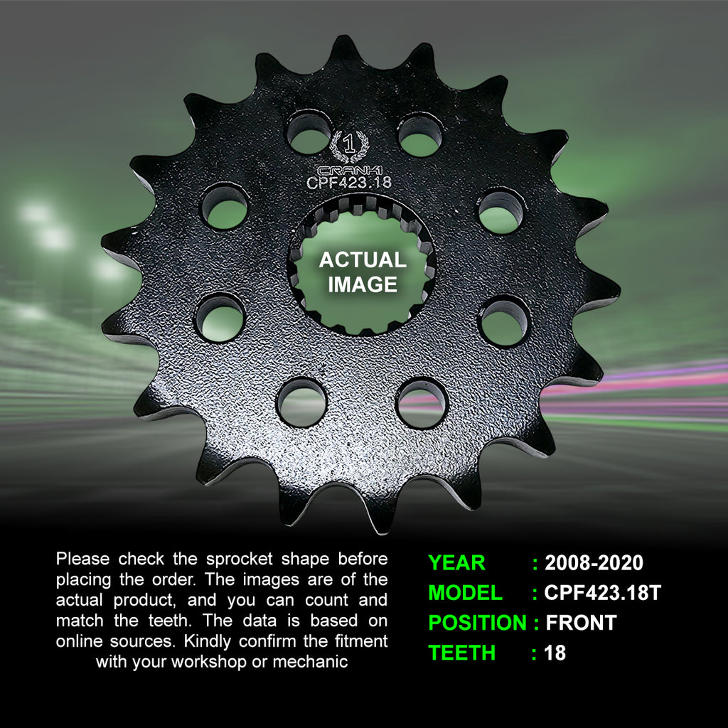 Chain And Sprocket Kit For Suzuki Hayabusa (2008-2020) - CRANK1