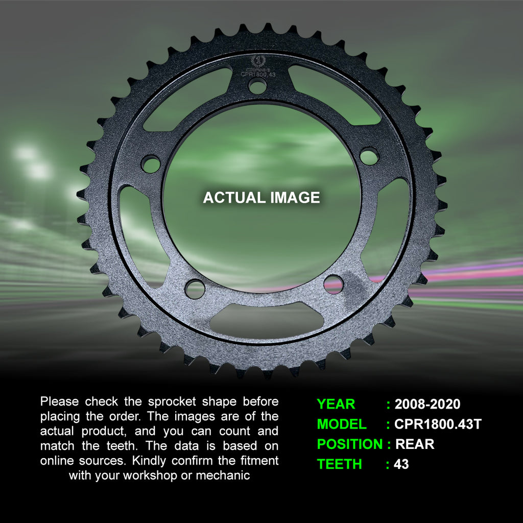 Chain And Sprocket Kit For Suzuki Hayabusa (2008-2020) - CRANK1