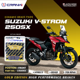 Ceramic Brake Pad For Suzuki V-Strom 250SX - Front - CRM063 - 1 Set - CRANK1