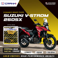 Load image into Gallery viewer, Ceramic Brake Pad For Suzuki V-Strom 250SX - Rear - CRM359 - 1 Set - CRANK1