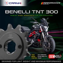 Load image into Gallery viewer, Sprocket For Benelli TNT 300 (2015 Onwards) - Front - CPF50-29053-14T - CRANK1