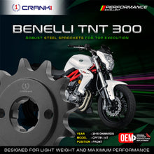 Load image into Gallery viewer, Sprocket For Benelli TNT 300 (2015 Onwards) - Front - CPF781.14T - CRANK1
