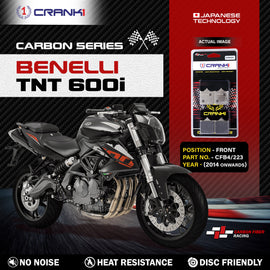 Carbon Brake Pads For Benelli TNT 600i (2014 Onwards) - Front - CFB4/223 - 2 Sets - CRANK1
