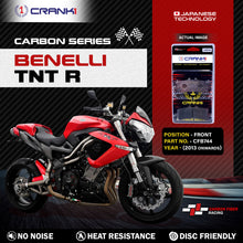 Load image into Gallery viewer, Carbon Brake Pads For Benelli TNT R (2013 Onwards) - Front - CFB744 - 2 Sets - CRANK1