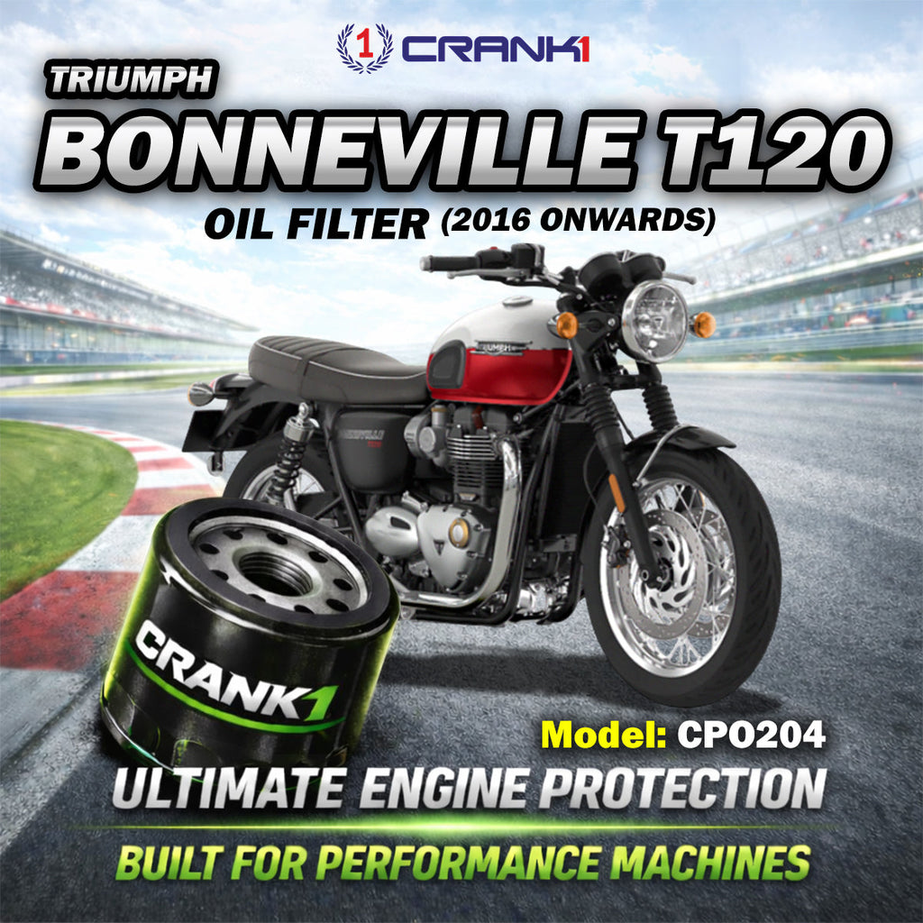 Oil Filter For Triumph Bonneville T120 (2016 Onwards) - CPO204 - CRANK1