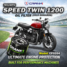 Load image into Gallery viewer, Oil Filter For Triumph Speed Twin 1200 (2019 Onwards) - CPO204 - CRANK1