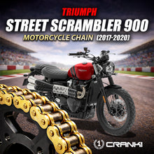 Load image into Gallery viewer, Chain For Triumph Street Scrambler 900 (2017-2020) - 520 Pitch x 106 Links Gold (ZVMX) - CRANK1