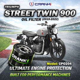 Oil Filter For Triumph Street Twin 900 (2019-2022) - CPO204 - CRANK1