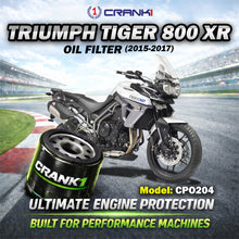 Load image into Gallery viewer, Oil Filter For Triumph Tiger 800 XR (2015-2017) - CPO204 - CRANK1
