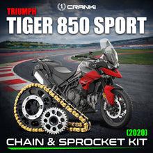 Load image into Gallery viewer, Chain And Sprocket Kit For Triumph Tiger 850 Sport (2020) - CRANK1